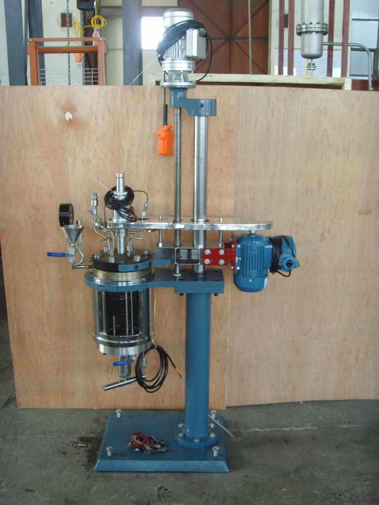 TSYBF系列-電動提升釜蓋，雙層石英玻璃釜