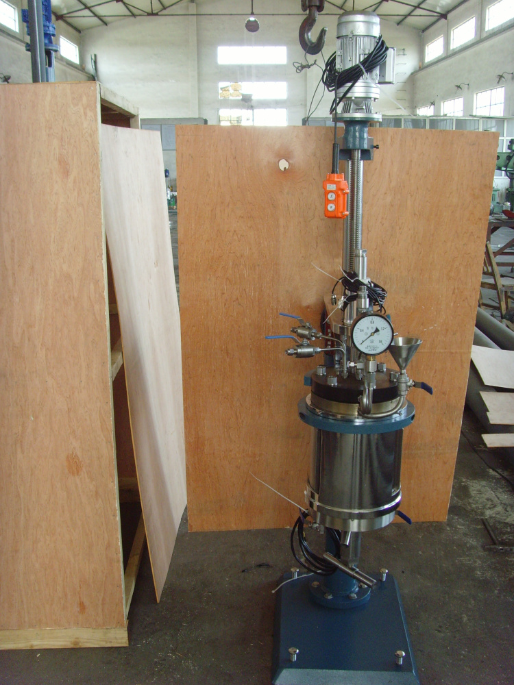 TSYBF系列-電動提升釜蓋，雙層石英玻璃釜1